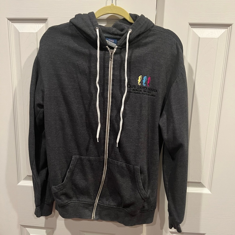 Resort zip up hoodie with seahorses